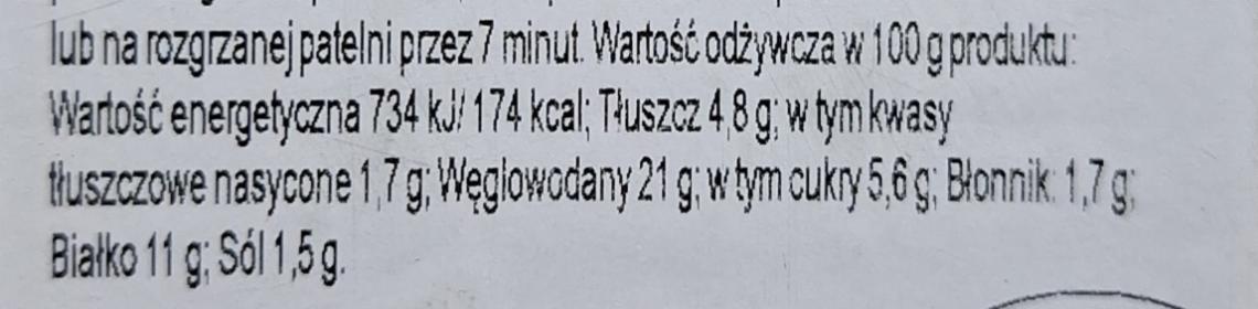 Burrito Z Kurczakiem Szybki Lopez Kalorie Kj A Nutri N Hodnoty