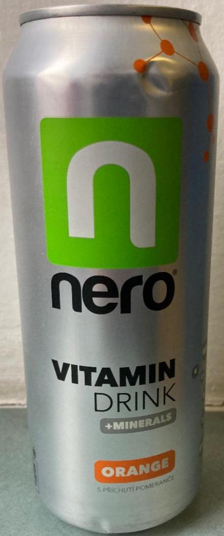 Fotografie - Nero Vitamin Drink + Minerals Orange