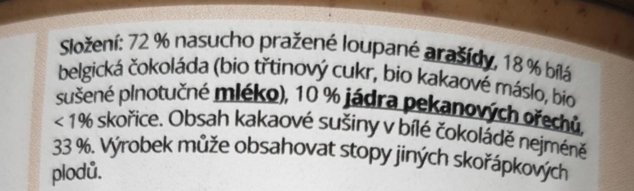 Vánoční krém Grizly kalorie kJ a nutriční hodnoty KalorickéTabulky cz