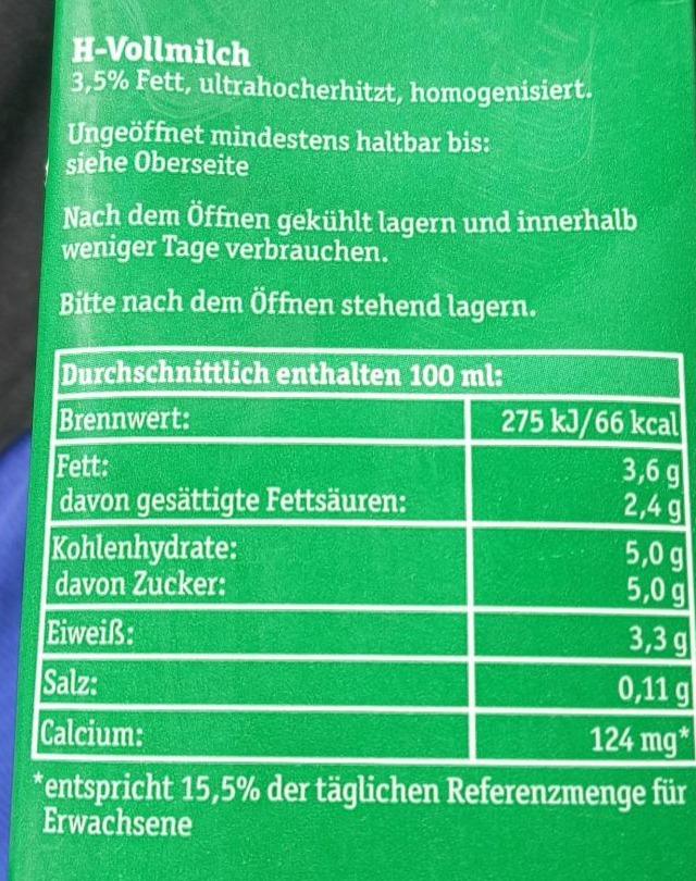 Haltbare Berg Und Alpen Milch Fett Berchtesgadener Land Kalorie