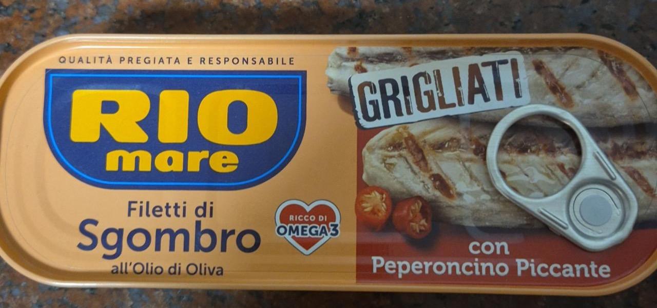 Filetti Di Sgombro All Olio Di Oliva Grigliati Con Peperoncino Piccante