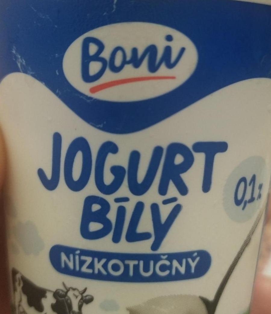 Fotografie - Jogurt bílý nízkotučný 0,1% Boni