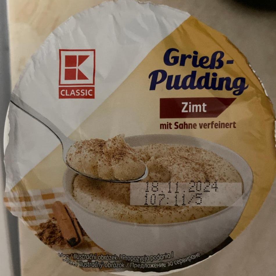 Fotografie - Grieß-pudding zimt K-Classic