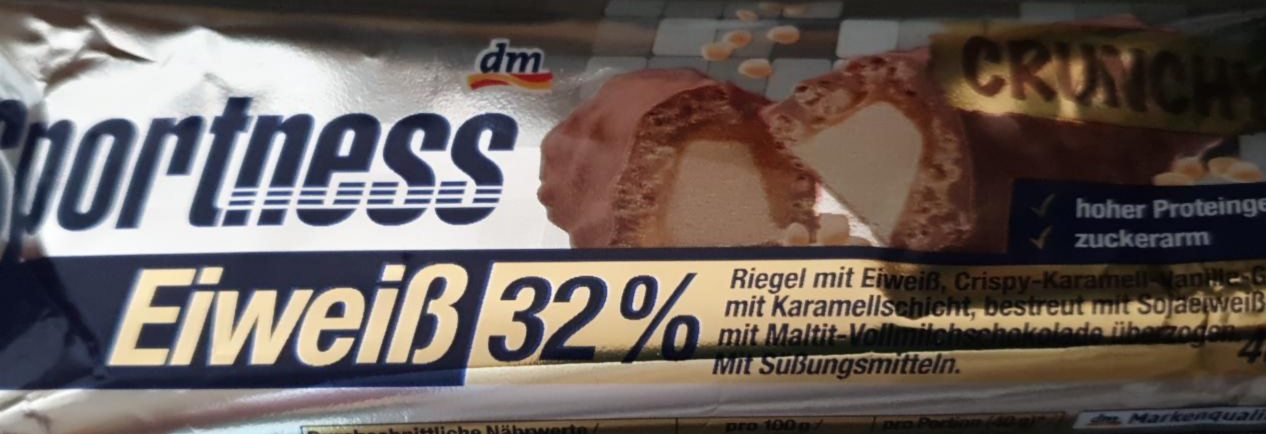 Fotografie - Sportness eiweiss 32% crunchy caramel