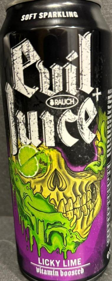 Fotografie - Evil juice lucky lime vitamin boosted soft sparkling Rauch