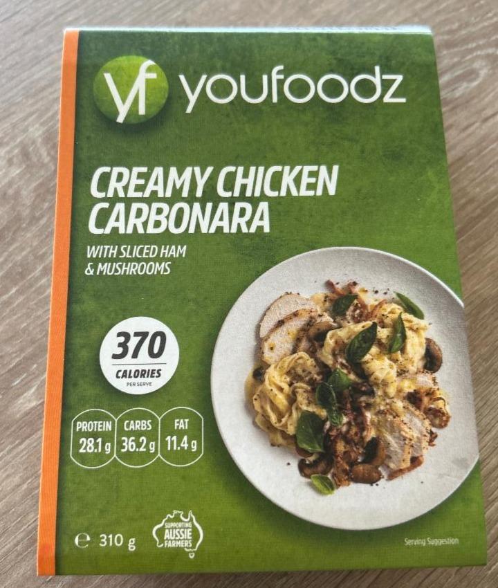 Fotografie - Creamy chicken carbonara Youfoodz