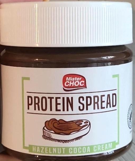 Fotografie - Protein spread hazelnut cocoa cream Mister choc