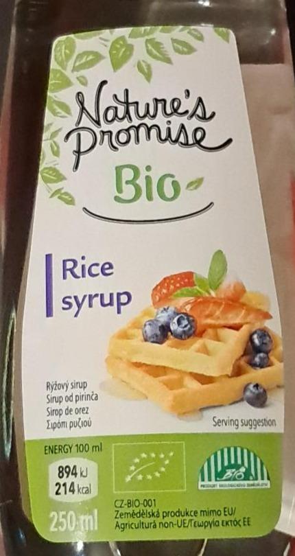 Fotografie - Bio rice syrup Nature's Promise