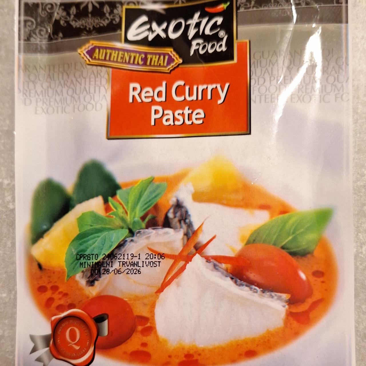 Fotografie - Red curry paste Exotic Food