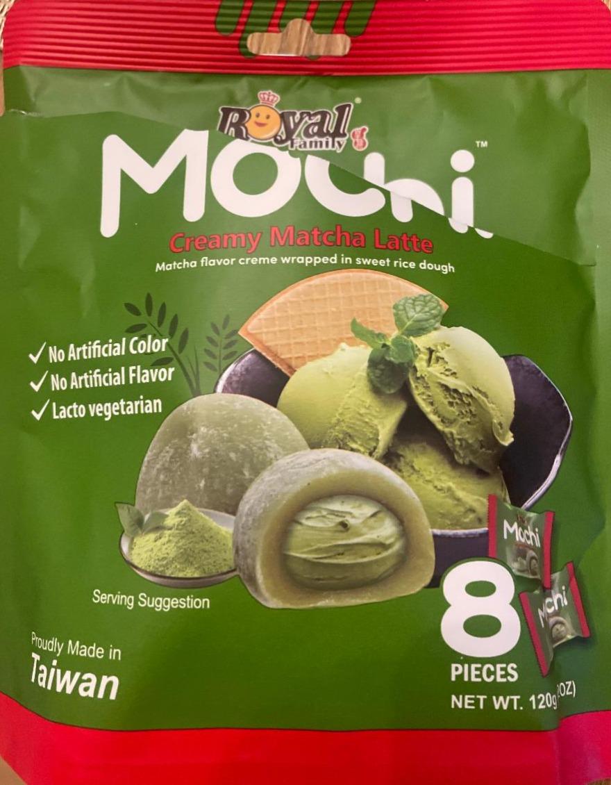 Fotografie - Mochi creamy matcha latte royal family