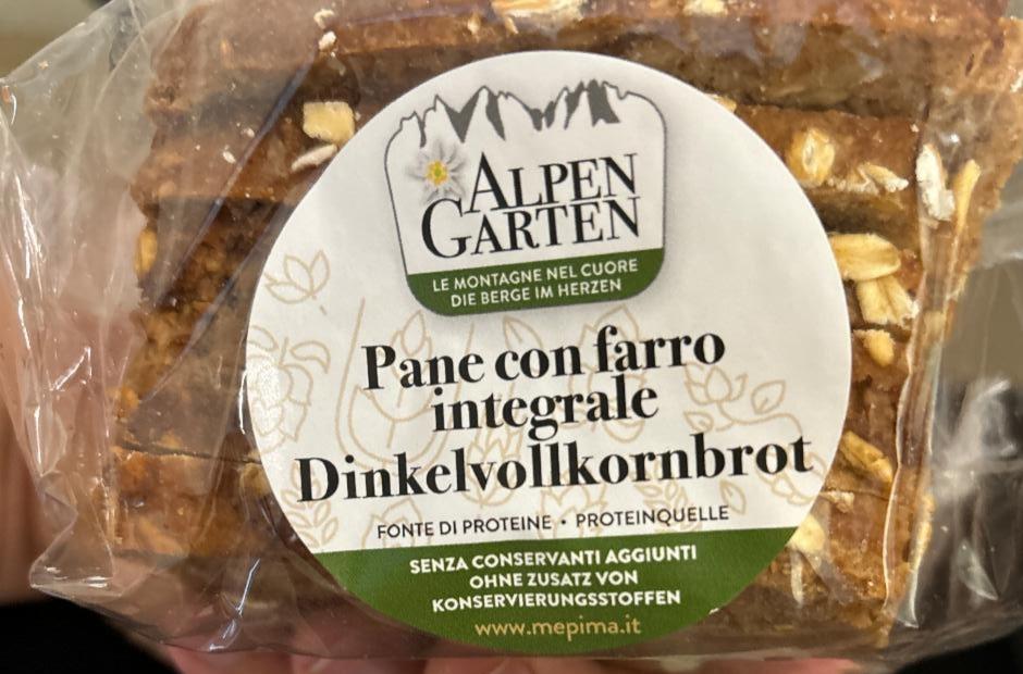 Fotografie - Pane con farro integrale dinkelvollkornbrot Alpen Garten