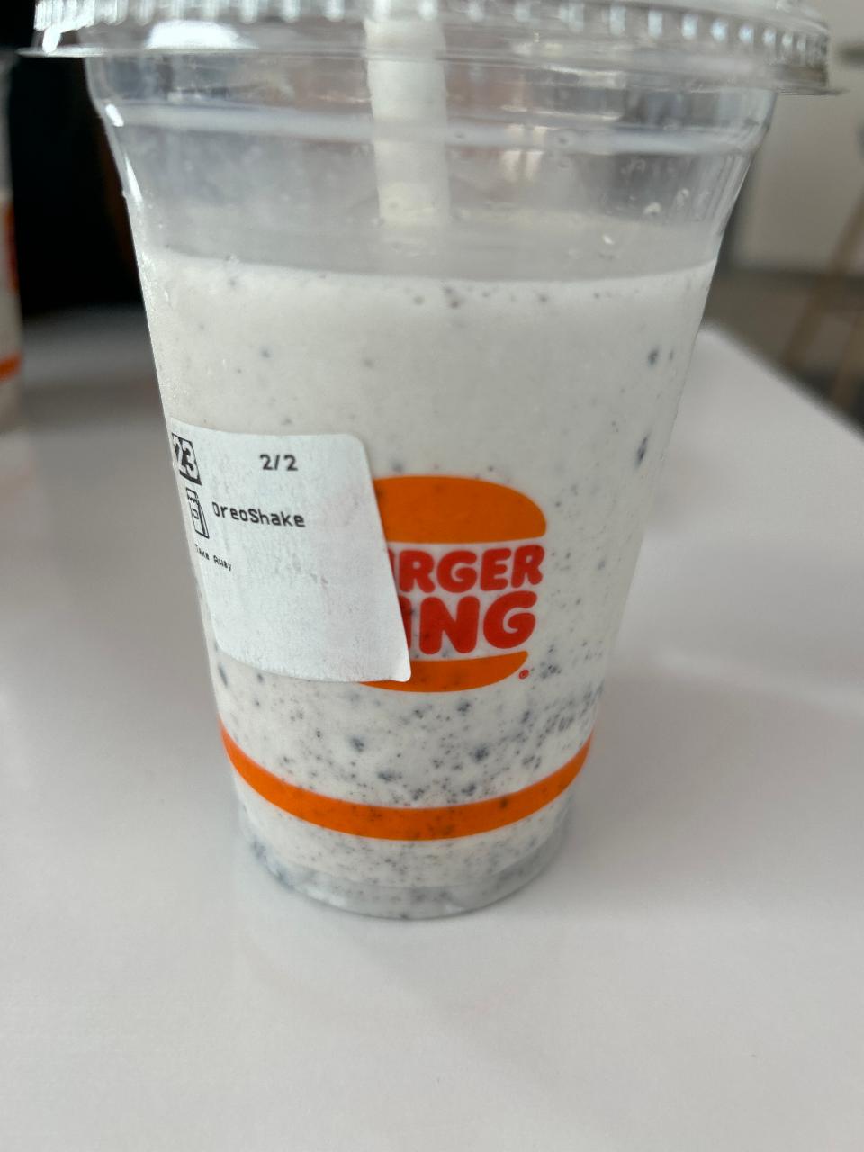 Fotografie - Oreo shake Burger King