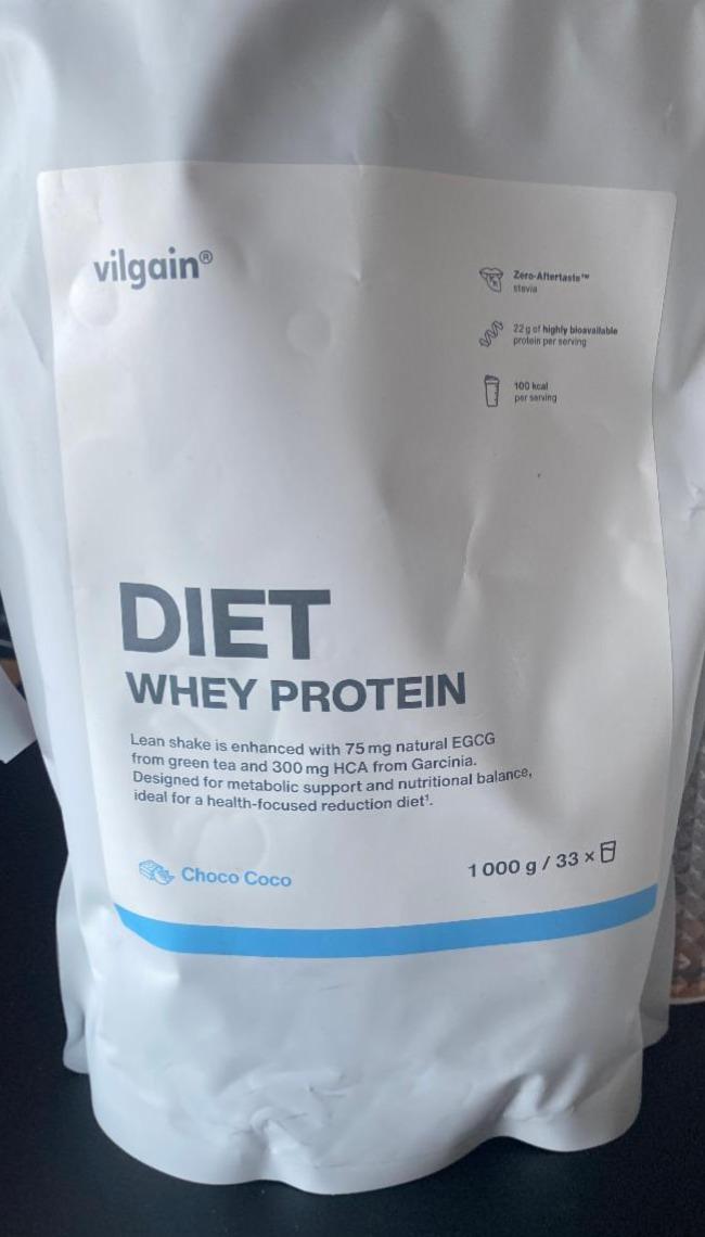 Fotografie - Diet whey protein choco coco Vilgain