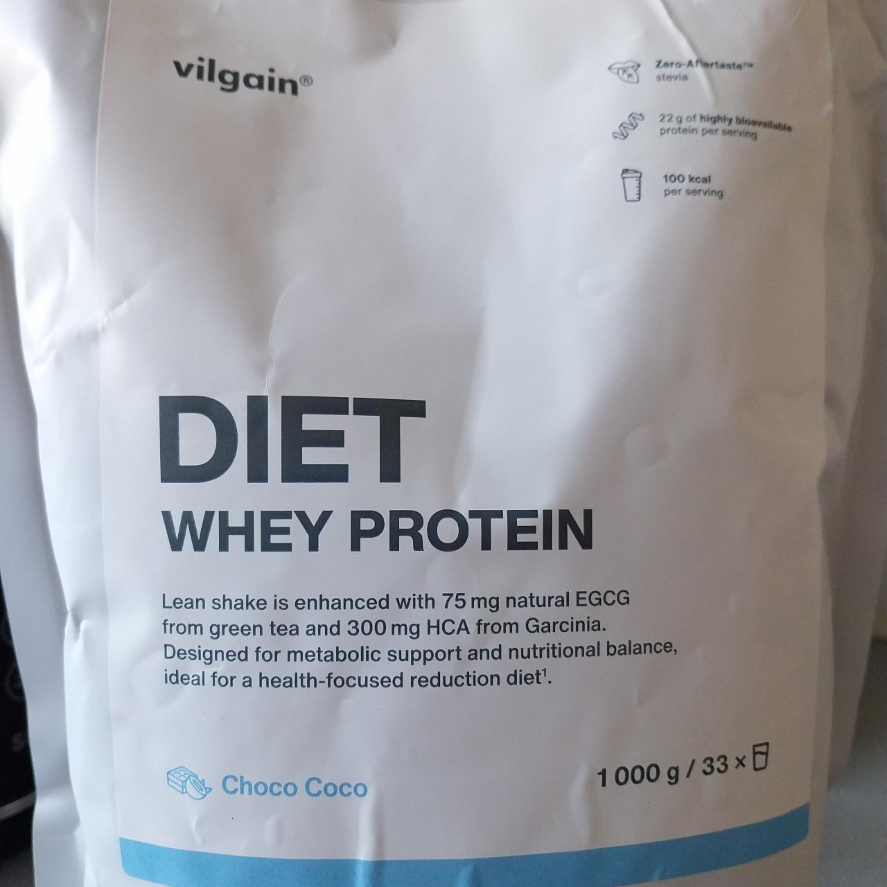 Fotografie - Diet whey protein choco coco Vilgain