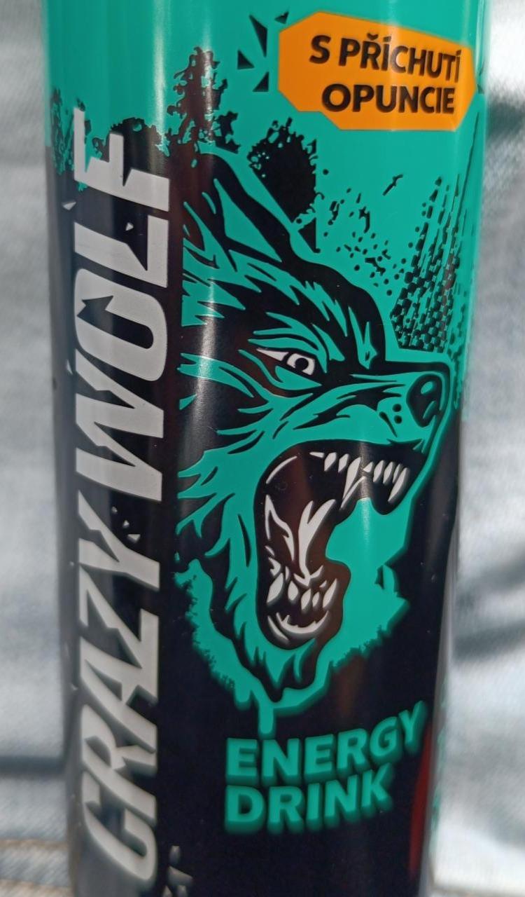 Fotografie - Energy drink s příchutí opuncie Crazy Wolf