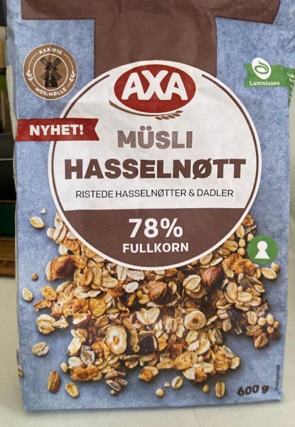 Fotografie - Müsli Hasselnøtt Axa