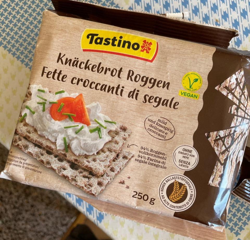 Fotografie - Knäckerbrot roggen fette croccanti di segale Tastino