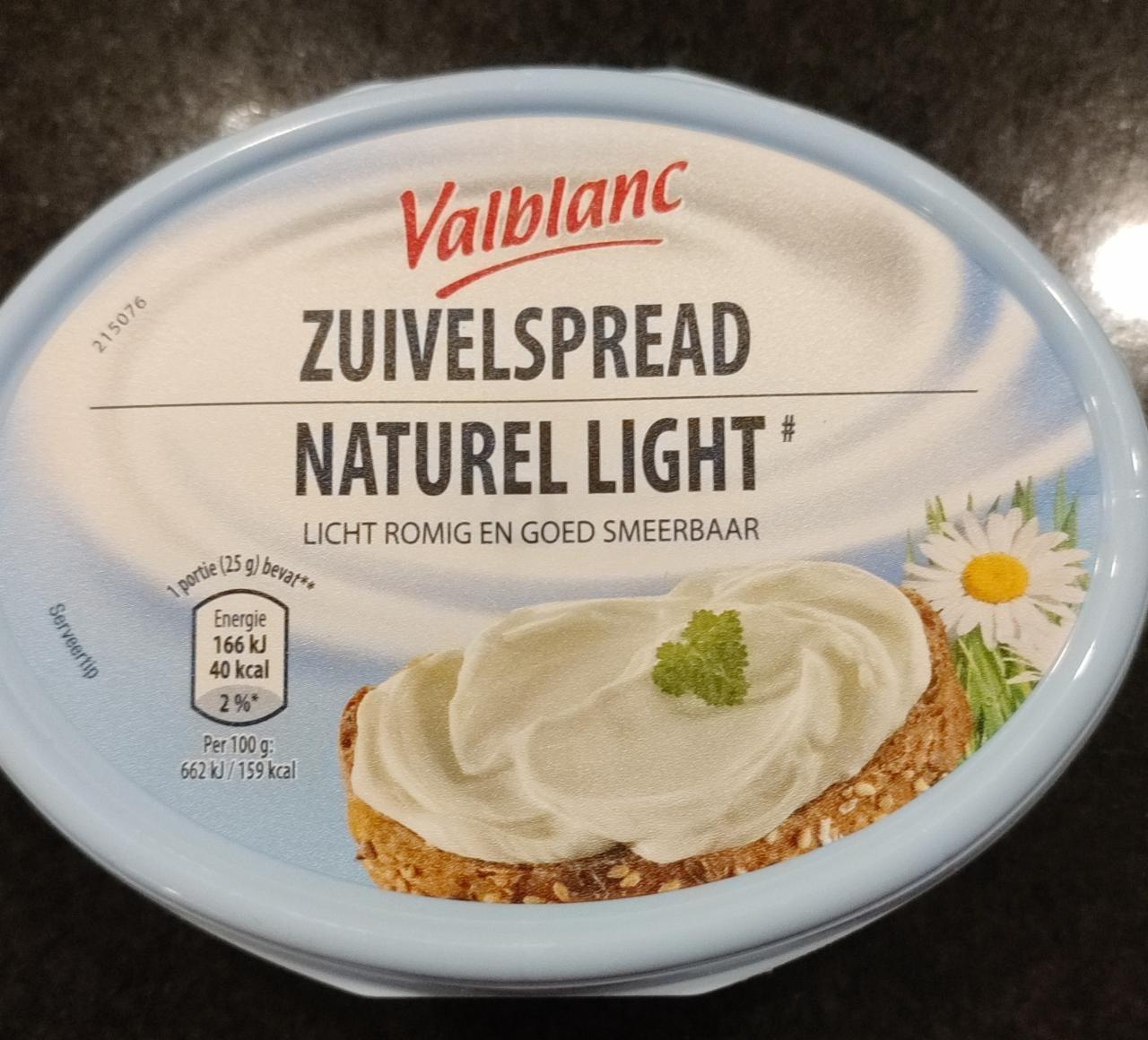 Fotografie - Zuivelspread naturel light Valblanc