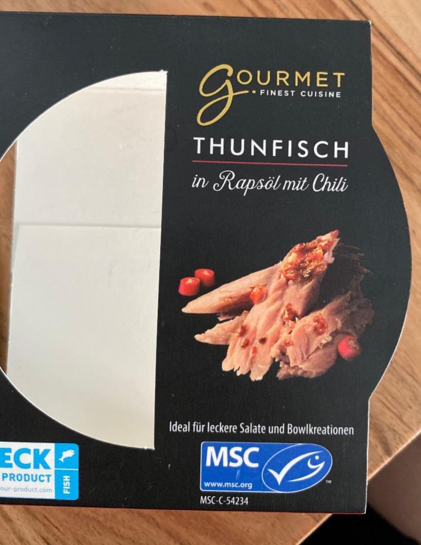 Fotografie - Thunfisch in rapsöl mit chili Gourmet finest cuisine