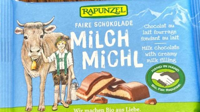 Fotografie - Milch Michl Schokolade Rapunzel