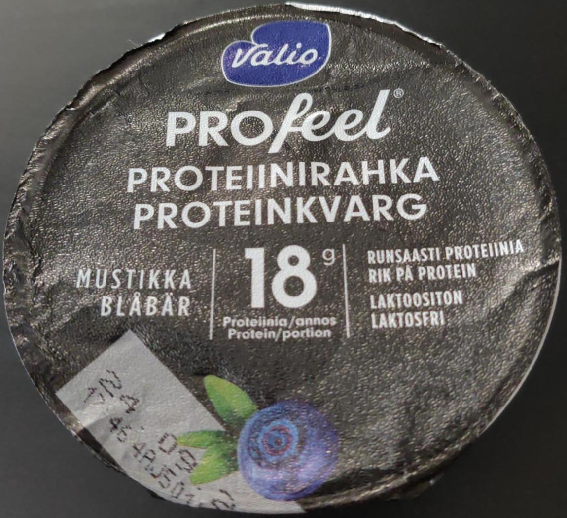 Fotografie - PROfeel Proteiinirahka Mustikka laktoositon Valio