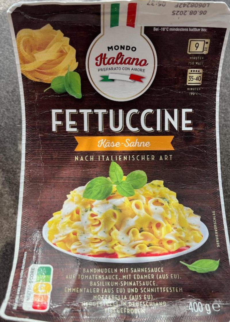 Fotografie - Fettuccine käse sahne Mondo Italiano