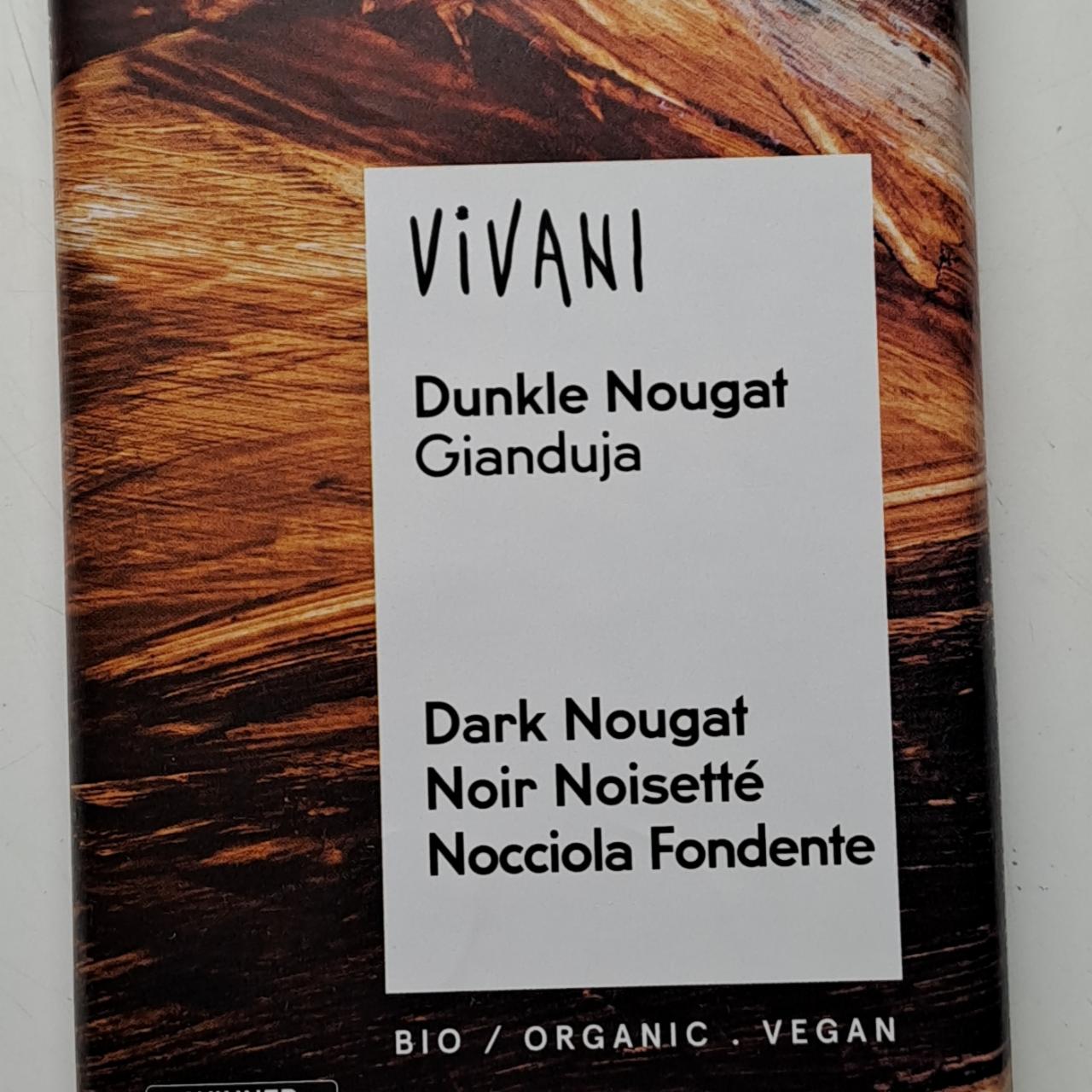 Fotografie - Dunkle nougat gianduja bio Vivani