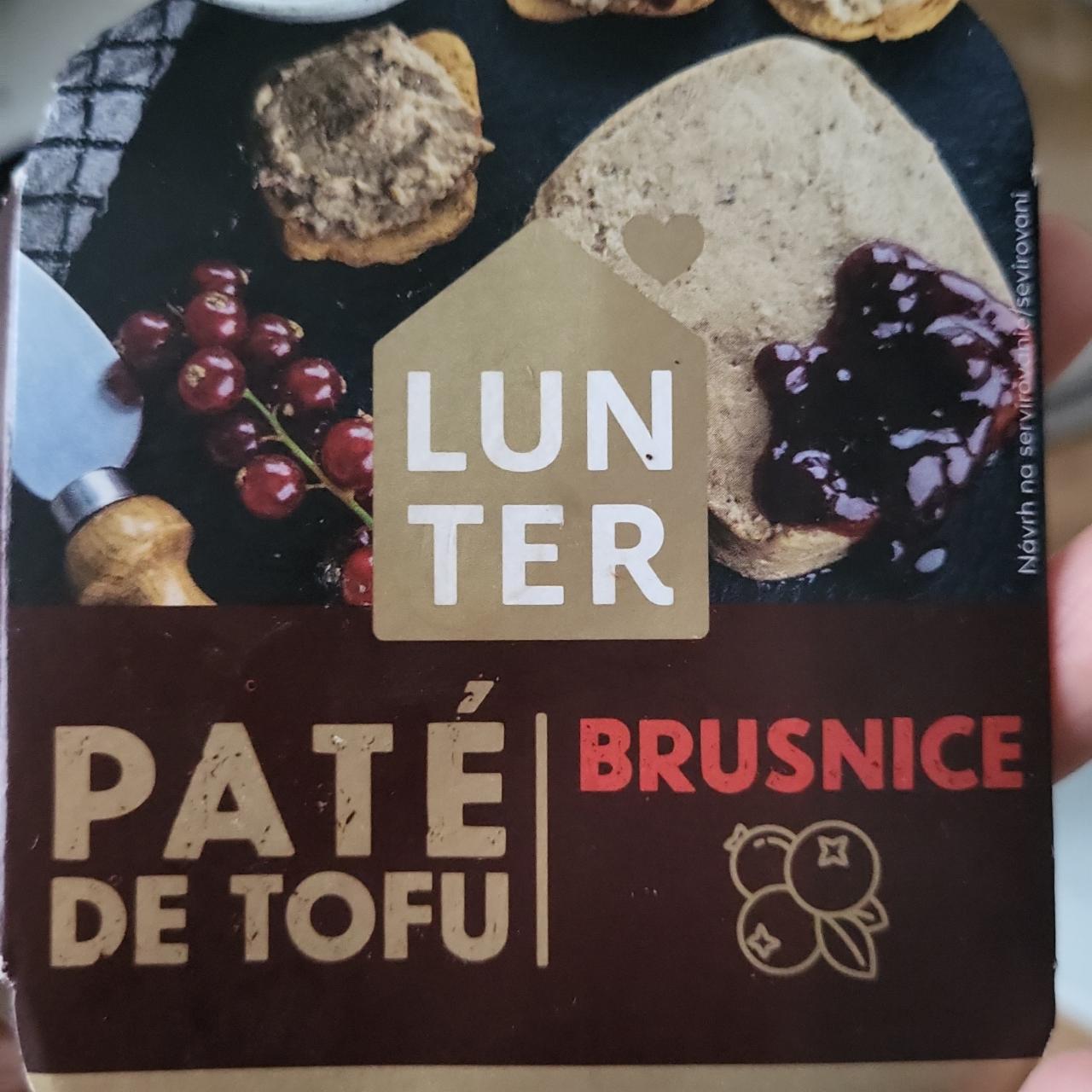 Fotografie - Paté de tofu Brusnice Lunter