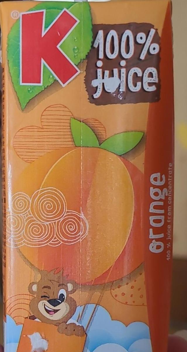 Fotografie - 100% Juice orange Kubík