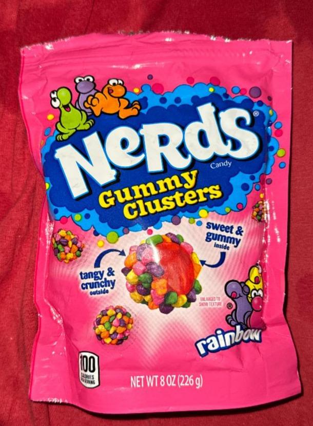 Fotografie - Gummy clusters rainbow Nerds