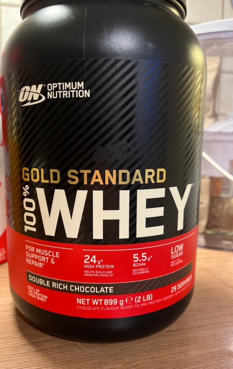 Fotografie - Gold standard 100% whey double rich chocolate Optimum Nutrition