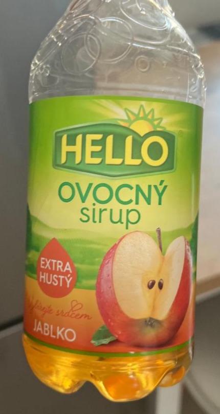 Fotografie - Ovocný sirup extra hustý Jablko Hello