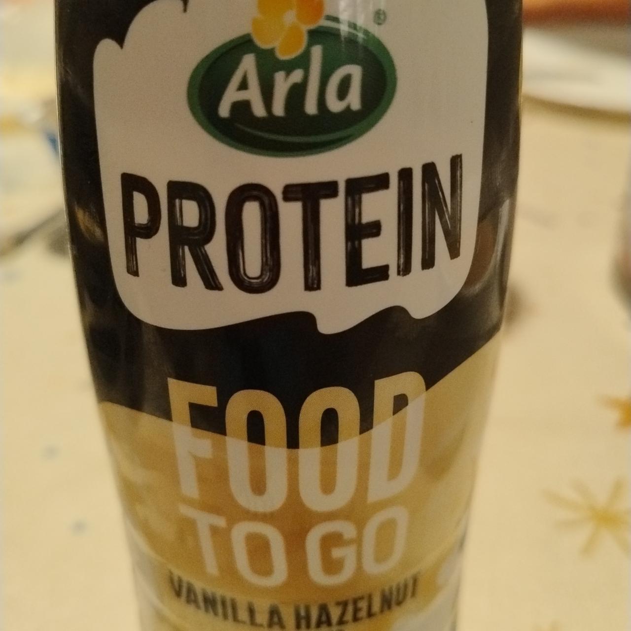 Fotografie - Protein food to go vanilla hazelnut Arla