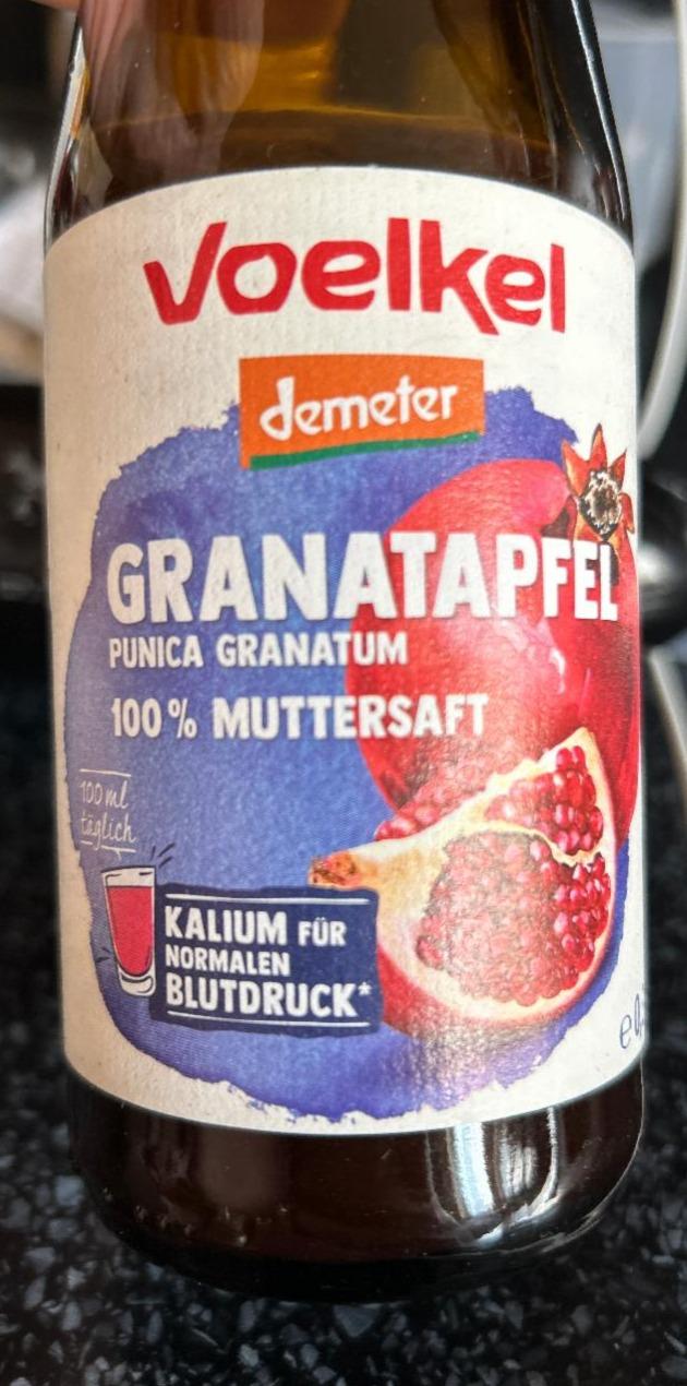 Fotografie - Granatapfel 100 % muttersaft Voelkel