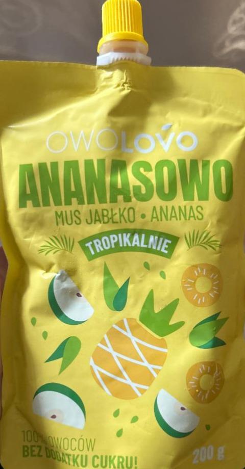 Fotografie - Ananasowo Mus Jabłko Ananas tropikalnie Owolovo