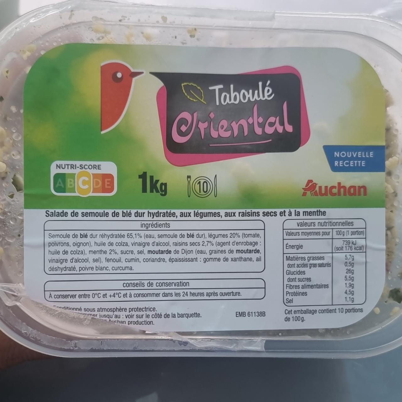 Fotografie - Taboulé oriental Auchan