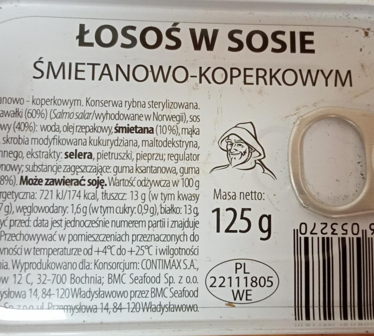 Fotografie - Łosoś w sosie śmietanowo - koperkowym Contimax