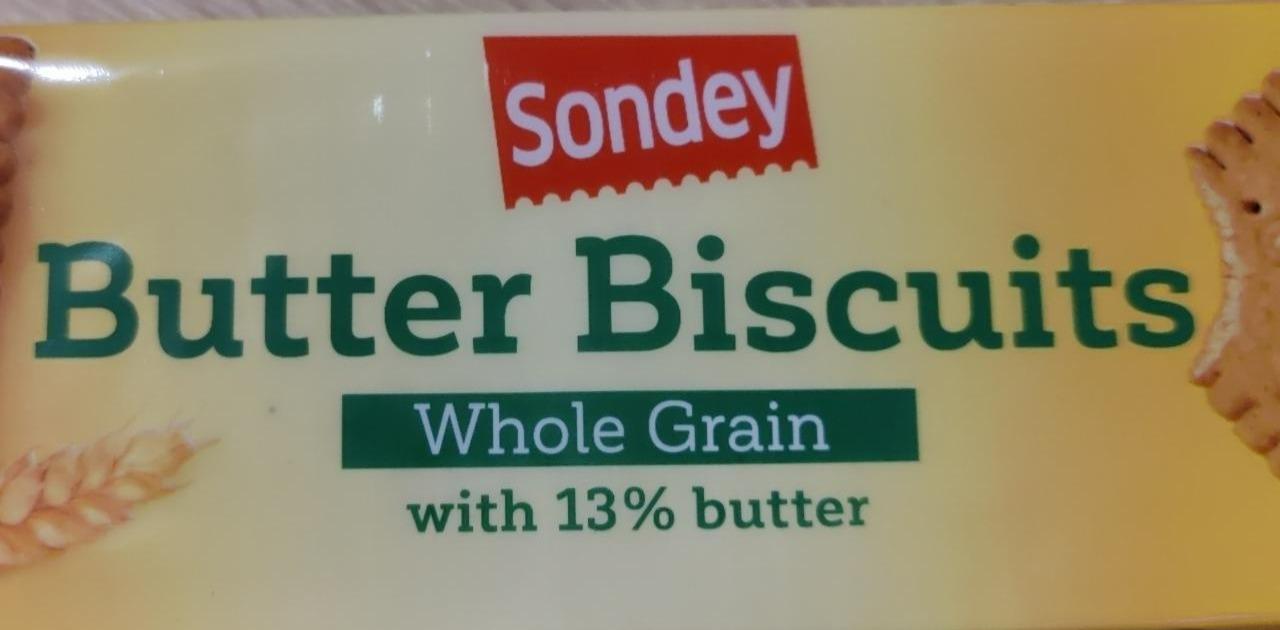 Fotografie - Butter biscuits whole grain Sondey