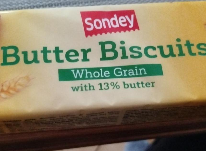 Fotografie - Butter biscuits whole grain Sondey