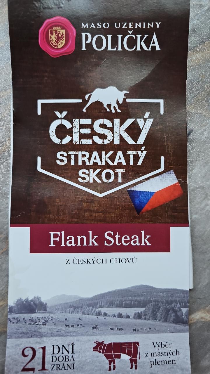 Fotografie - Flank Steak Maso uzeniny Polička