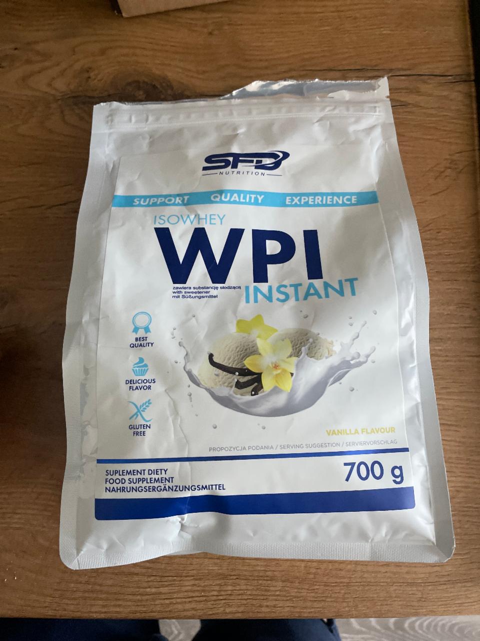 Fotografie - WPI isowhey instant vanilla flavour SFD Nutrition