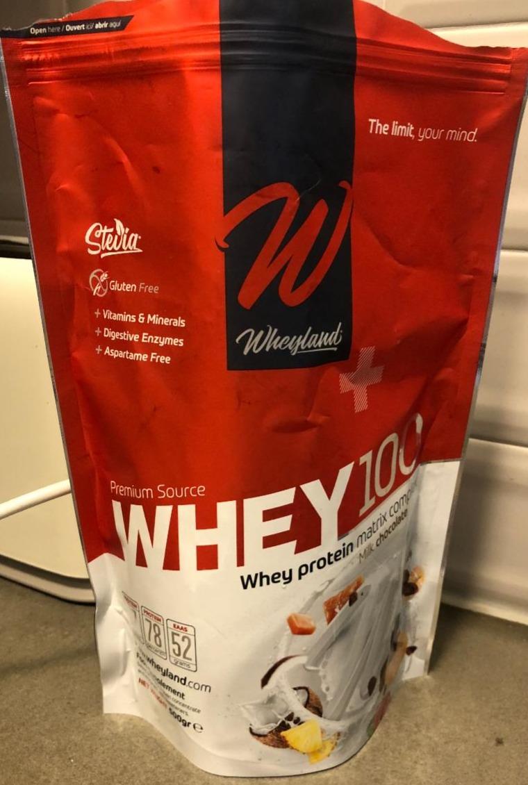 Fotografie - Whey 100 protein milk chocolate Wheyland