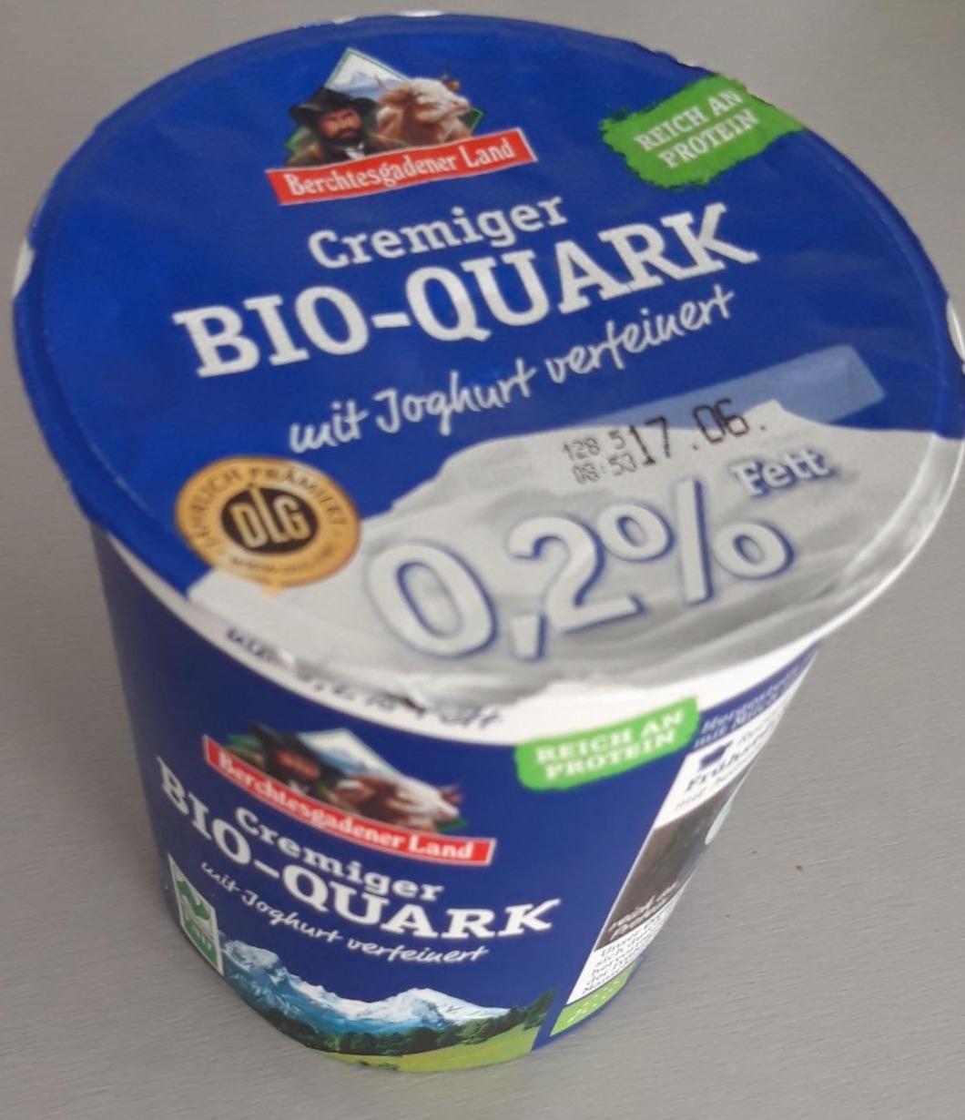 Fotografie - Cremiger bio-quark mit joghurt verfeinert 0,2% Berchtesgadener Land