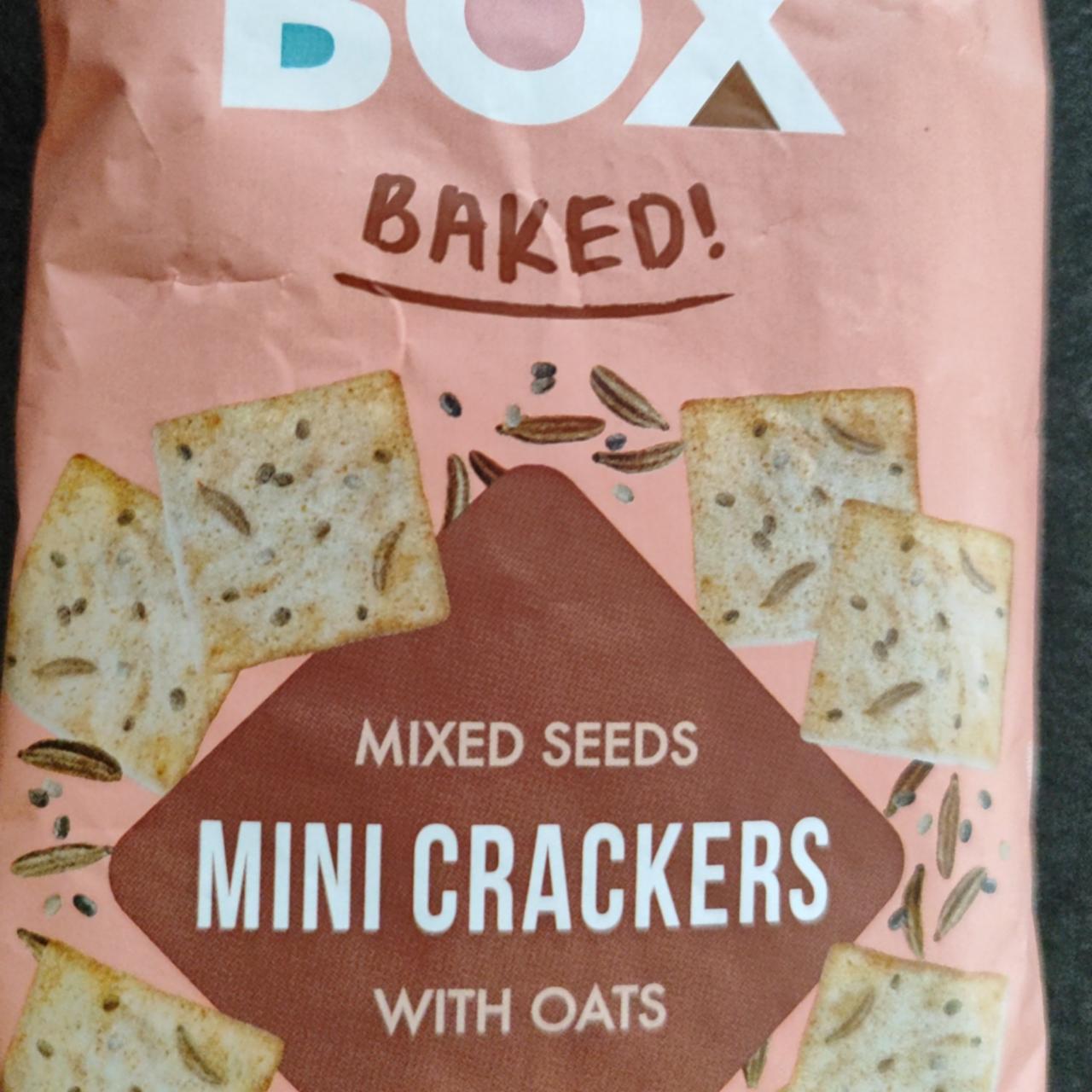 Fotografie - Mini crackers with oats mixed seeds Boom Box