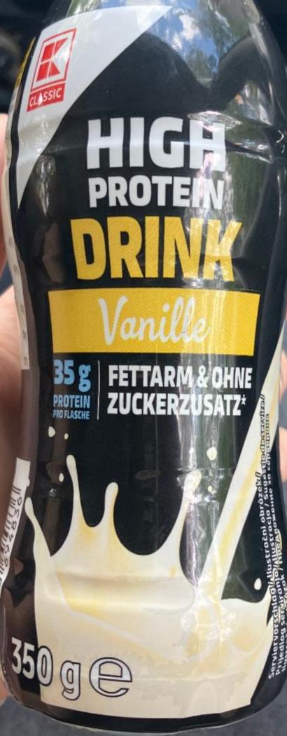 Fotografie - High protein drink vanille K-Classic