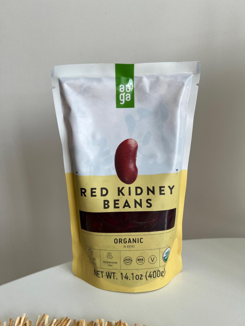 Fotografie - Red Kidney Beans Organic in Brine Auga