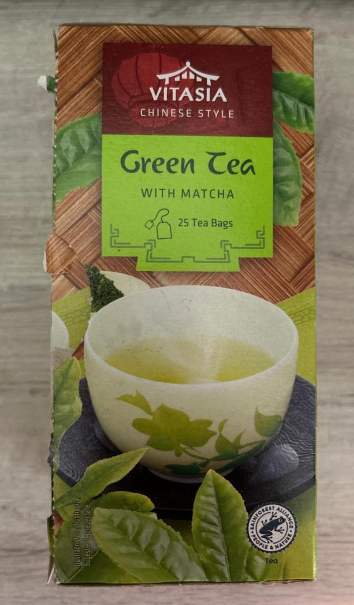 Fotografie - Green tea with matcha Vitasia