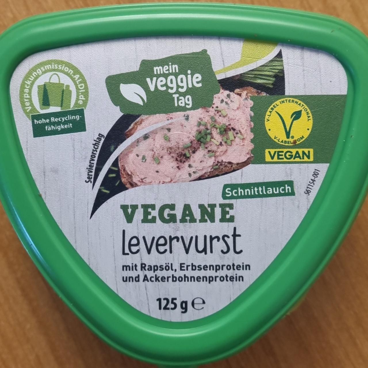 Fotografie - Vegane levervurst Schnittlauch Mein Veggie Tag