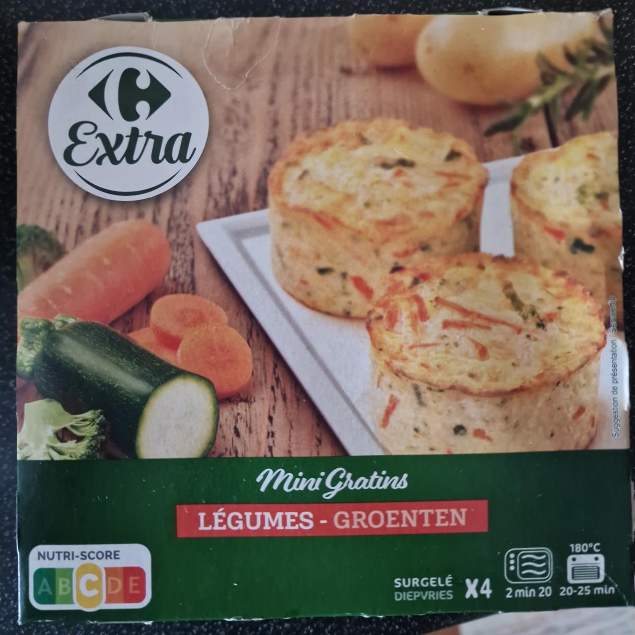 Fotografie - Mini gratins légumes groenten Carrefour Extra