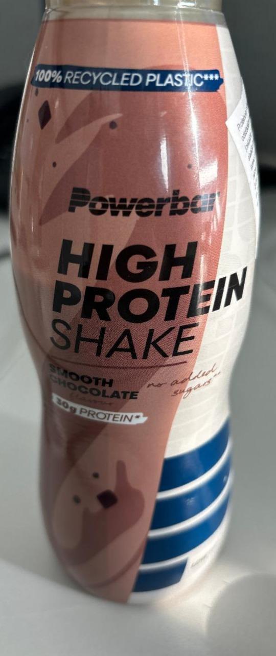 Fotografie - High protein shake smooth chocolate flavour Powerbar